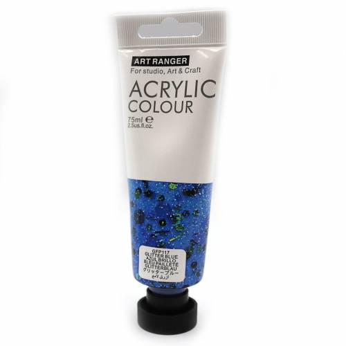 Краска акриловая Josef Otten Art ranger 75мл GFP117 Glitter Blue пласт. туба 294494