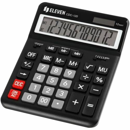 Калькулятор ELEVEN CDC-120-BK (виробництво citizen) 12 розрядов черный