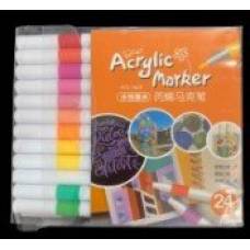 Маркери WK акриловые 24 цвета