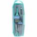 Готовальня Kite K24-413-18 + грифель у футлярі Pastelini 130 мм м'ятний