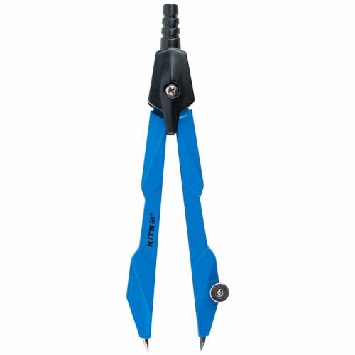 Готовальня Kite K24-414-02 + грифель у футлярі Pastelini 120 мм синій