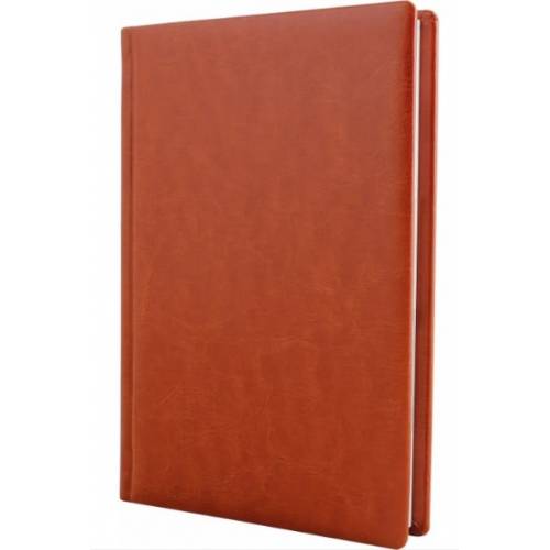 Ежедневник Economix не датированный A5 E22029-07 Nebraska линия коричневый 