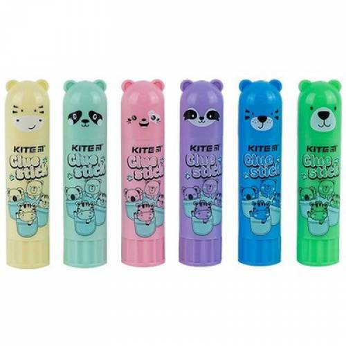 Клей олівець Kite 15гр K24-1131 Colorful з фігурним ковпачком