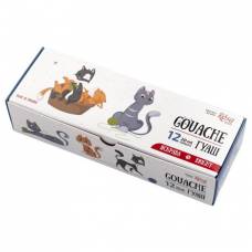 Набор гуашевых красок  Rosa Kids Cats 12цв 20мл 301211