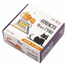 Набор гуашевых красок  Rosa Kids Cats  9цв 20мл 301210