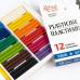 Пластилин ROSA Kids 12цв 192гр 302102