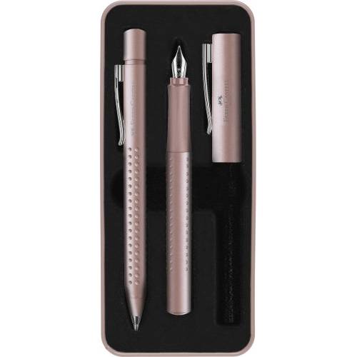 Ручка Faber 201539 набор подарочный Grip 2011 перо + шариковая Pale Rose