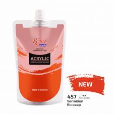 Краска акриловая Rosa Studio 200мл в мягкой упаковке 457 Киноварь