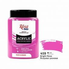 Краска акриловая Rosa Studio 400мл 459 Ярко-розовая
