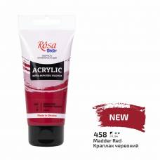 Краска акриловая Rosa Studio 75мл 458 Краплак красный