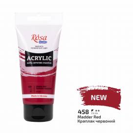 Краска акриловая Rosa Studio 75мл 458 Краплак красный