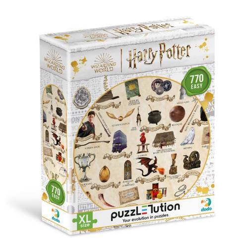 Пазлы DoDo 770 элементов 200569 Easy-XL «Harry Potter. Посібник для чарівників»