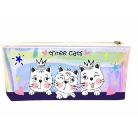 Пенал Willy 13103  косметичка лазерний, 20*9*2,5см, "Three Сats"
