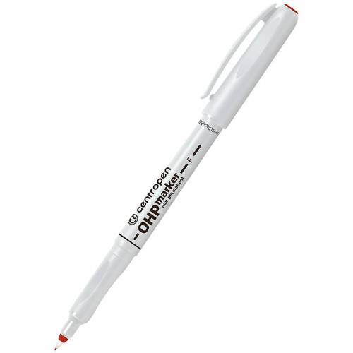 Маркер на водной основе Centropen OPH 2646 F 0,6мм красный Non-Permanent
