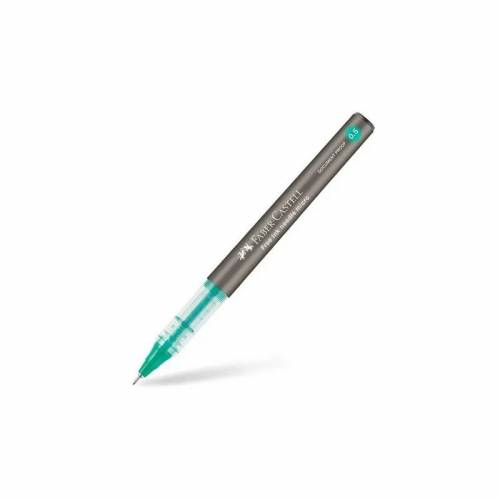Ручка Faber 348604 роллер 0,5 зелений FREE INK голчастий накінечник