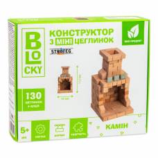 Набір для дитячої творчості Strateg Будівельний набір BLOCKY Камін 31025