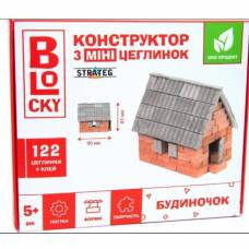 Набір для дитячої творчості Strateg Будівельний набір BLOCKY Будиночок 31014