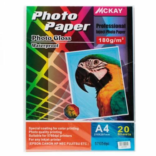 Фотобумага McKay A4 20л матовая 180гр/м2 СУПЕР ЦЕНА! Фотобумага McKay A4 20л матовая 180гр/м2 СУПЕР ЦЕНА!