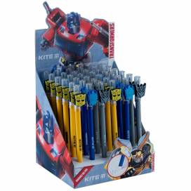 Ручка детская гель пиши-стирай Kite TF24-352 Transformers синя
