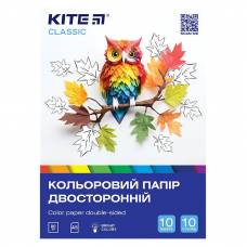 Кольоровий папір Kite А5 10арк. 10кол. двосторонній K-293 Classic Кольоровий папір Kite А5 10арк. 10кол. двосторонній K-293 Classic