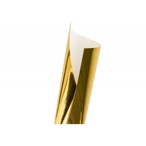 Цветной картон Maxi А3 230г/м2 MX62648 зеркальный золотистый (1 лист)