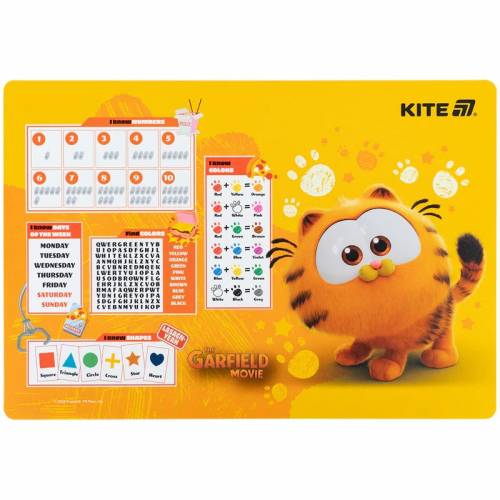 Підкладка на стіл Kite GF25-207  42,5x29см, Garfield 