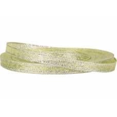 Стрічка TM Maxi MX62226-10 парча 0,5см*22м, колір айворі