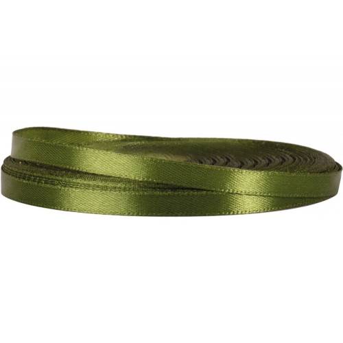 Стрічка TM Maxi MX62163-108 сатин 0,5см*22м, колір оливковий