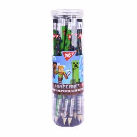 Простой карандаш YES с ластиком 280682 "Minecraft" 2 диз. микс