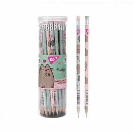 Простой карандаш YES с ластиком 280686 "Pusheen" 2 диз. микс