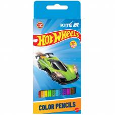Цветные карандаши Kite 12цв HW25-051 Hot Wheels