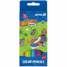 Цветные карандаши Kite 12цв HW25-051-2 Hot Wheels