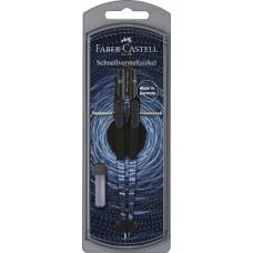 Готовальня Faber 574454 390мм Quick-Set CompassShiny Twist