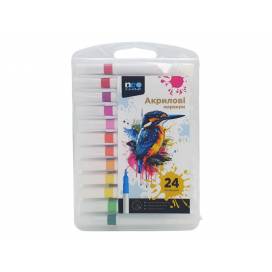 Маркери Neo Line 4061-24SH акриловые 24цветов в пластиковом пенале