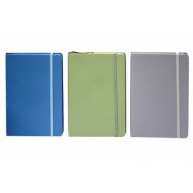 Блокнот Wilhelm Buro А5 96арк. обкладинка шкірзам 25-8806 колір в асорт.  клітинка