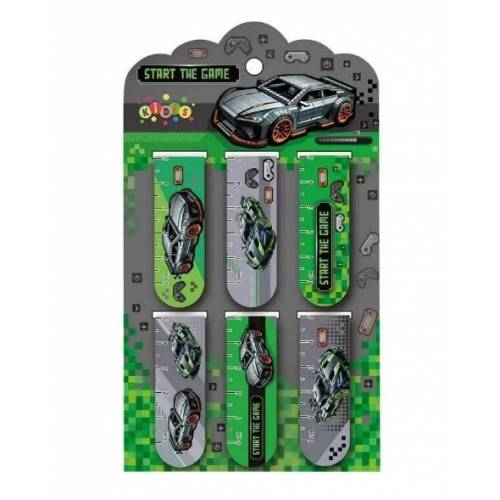 Закладки для книг TM KIDS магнитные 6 шт на планшете "Supercar" 13218 Закладки для книг TM KIDS магнитные 6 шт на планшете "Supercar" 13218