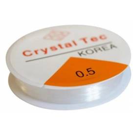 Волосінь-гумка ТМ Одеса 1953 прозора 13 ярдів, 0,5мм (10 шт у термосилі)