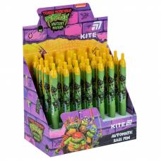 Ручка Kite детская шариковая NT25-039 автоматична Ninja Turtles, синя