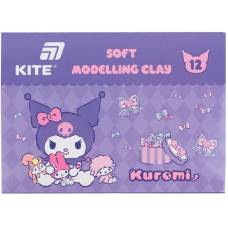 Пластилін Kite 12кол 240гр восковий HK24-1086 Kite Kuromi