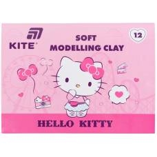 Пластилін Kite 12кол 200гр восковий HK25-1086 Hello Kitty 