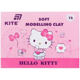 Пластилін Kite 12кол 200гр восковий HK25-1086 Hello Kitty Пластилін Kite 12кол 200гр восковий HK25-1086 Hello Kitty