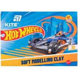 Пластилін Kite 12кол 240гр восковий HW25-1086-1 Hot Wheels Пластилін Kite 12кол 240гр восковий HW25-1086-1 Hot Wheels