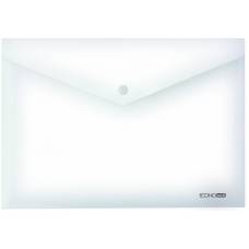 Папка Economix на кнопці формат A4 E31301-00 ПРОЗОРА 