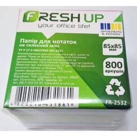 Бумага для заметок Fresh 90*90мм 900арк цветная не проклеенная FR-2532 Бумага для заметок Fresh 90*90мм 900арк цветная не проклеенная FR-2532
