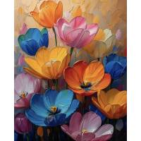 Алмазная живопись Гулівер на подрамнике 40*50см 177424 Палітра весни