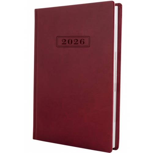 Щоденник діловий Optima датований A5 O25233-18 Nebraska бордо без поролона