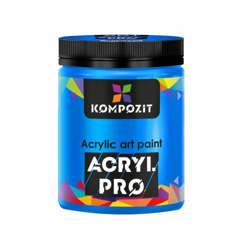 Краска акриловая Art Kompozit 430мл 556 Флуоресцентная голубая