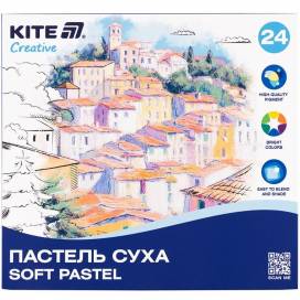 Набор пастелей сухой Kite 24цв K-201-24 Creative Набор пастелей сухой Kite 24цв K-201-24 Creative