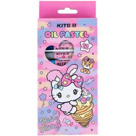 Набор пастелей маслянных Kite 12цветов HK24-071 Hello Kitty