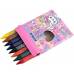 Цветные карандаши восковые Kite 8цв Jumbo HK24-076 Hello Kitty